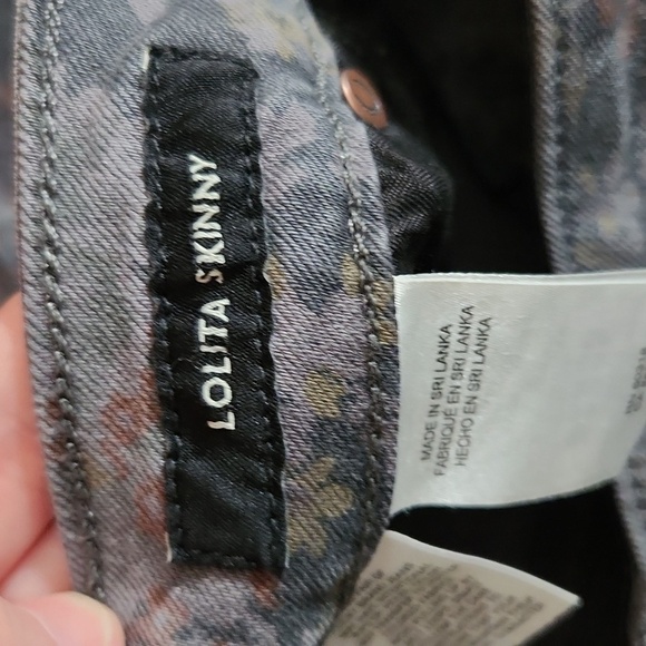 Lucky Brand Jeans Womens Size 0 Floral Lolita Skinny Ankle - Picture 10 of 15